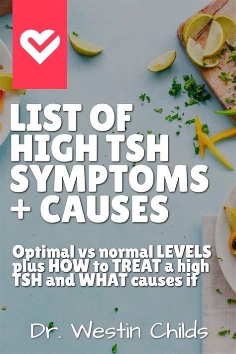 High TSH Symptoms, Causes & What it Means | High tsh, Tsh, High tsh levels