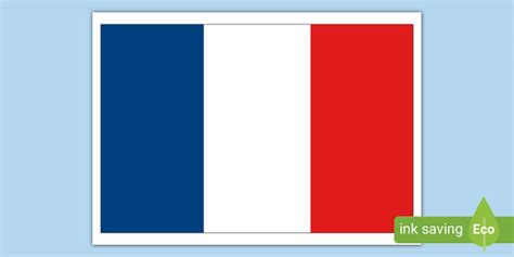 France Flag PDF Display Poster | Twinkl | Primary Resources