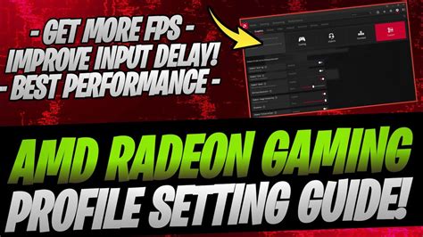 🔧AMD Radeon Control Panel Ultimate Guide! For GAMING & Performance - YouTube