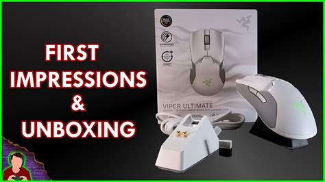 Razer viper ultimate wireless mercury white with charging dock ...