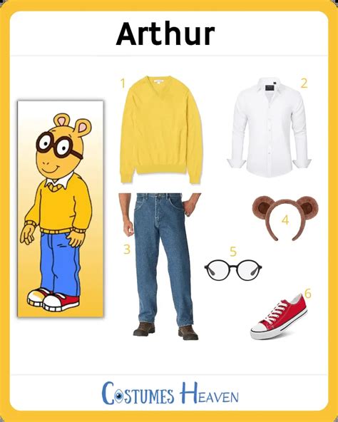 Last-Minute Arthur Costume Idea (Adult & Child Versions) For Cosplay ...