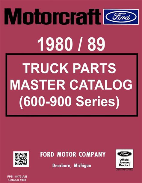 1965/72 Ford Car Master Parts and Accessories Catalog - Fordmanuals.com