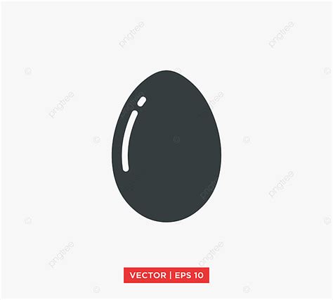 Eggs Silhouette Transparent Background, Egg Icon Vector Illustration, Art, Shell, Animal PNG ...