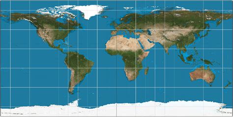 Equirectangular projection of the world map. [14]. 2) Cubemap... | Download Scientific Diagram