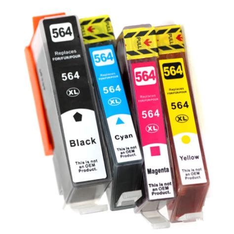 564 XL 564XL 564-XL Compatible 4 Multi Pack Ink Cartridge Printer HP ...