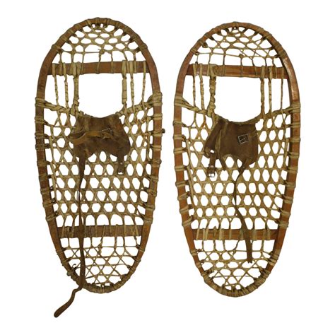 Canadian Bear Paw Snowshoes - Ski Country Antiques & Home