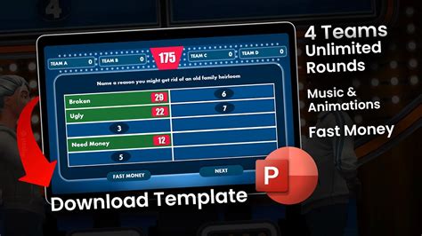 Download FAMILY FEUD PowerPoint Template | Customisable & Interactive Quiz Game - YouTube