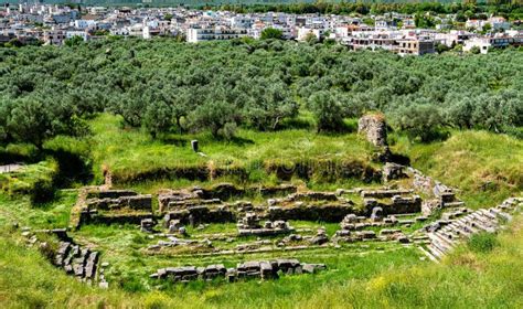 Ruins of Ancient Sparta in Greece Stock Image - Image of famous ...