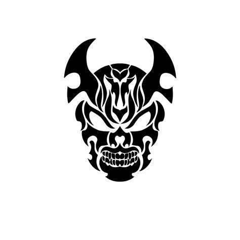 Japanese Devil Tattoo Design