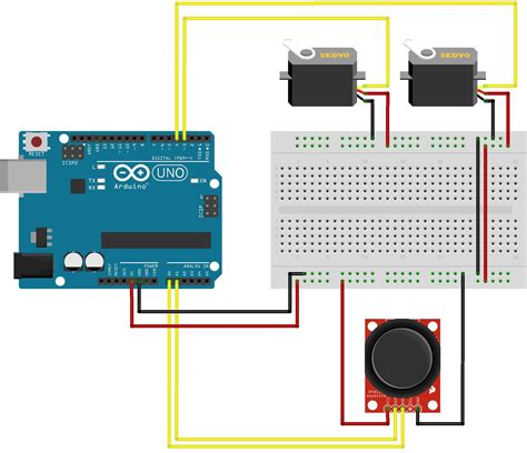 [Project 11] - 2 Servos Using a Joystick (thumbstick) + Arduino 2 | Arduino, Arduino projects ...