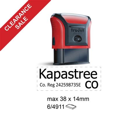 Trodat 4911/P3 Self Inking Stamps|Rubberstamps Online Singapore