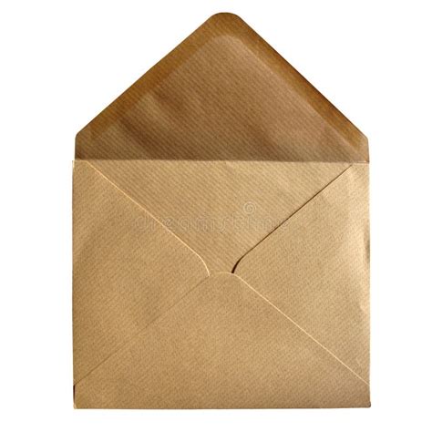 Brown paper envelope stock image. Image of correspondence - 20490973