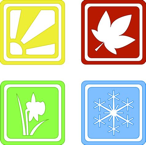 Seasons Four Symbols · Free vector graphic on Pixabay