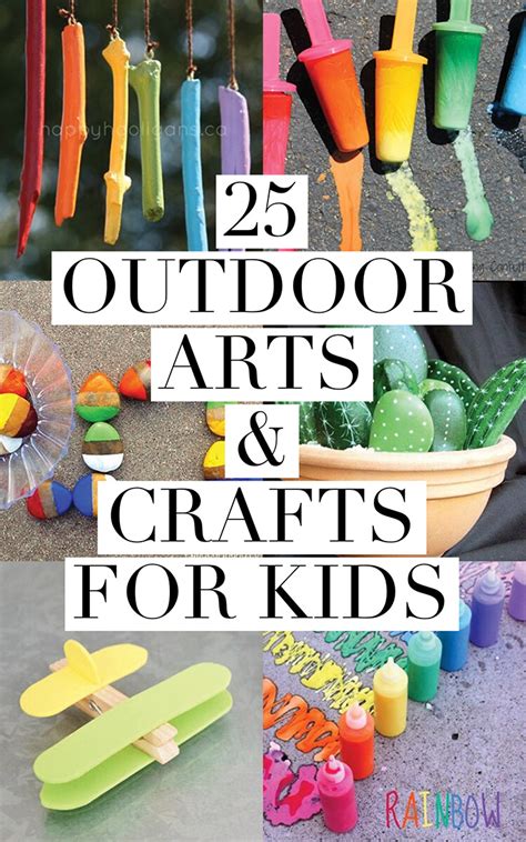 25 Outdoor Arts and Crafts for Kids