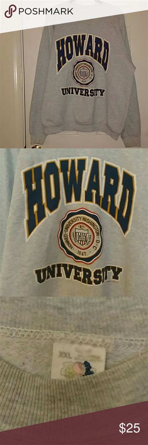 College sweatshirt: Howard University | Sweatshirts, University sweatshirts, College sweatshirt