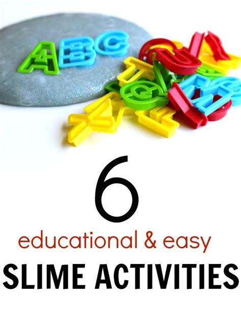 Educational & Easy Slime Activities | Activities, Easy slime ...