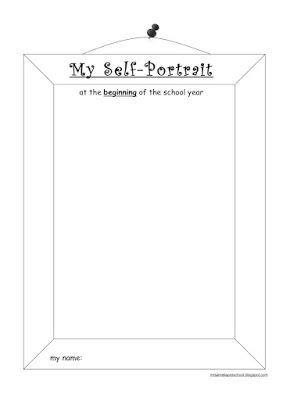 Self Portrait Worksheet Kindergarten