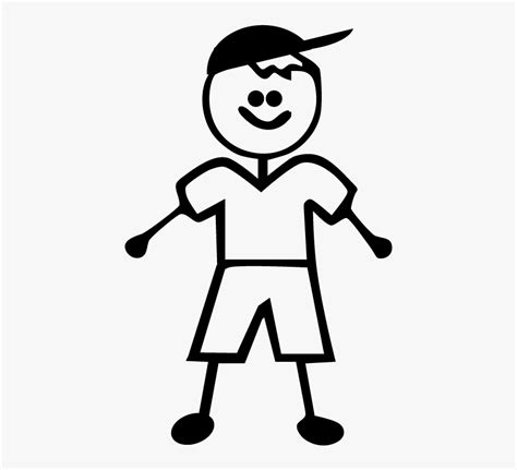 Transparent Stick Figure Family Png - Stick Figure Boy Clipart, Png Download , Transparent Png ...