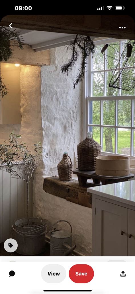 Pin by Teresa Parker on German Schmear | Stone cottages interior, Cottage interior, Rustic house