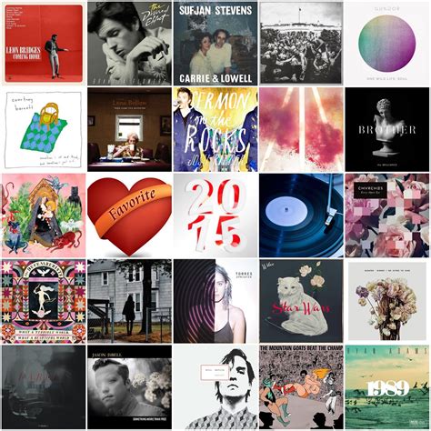 2015 Favorite Albums. I’ve been making year end music lists… | by ...