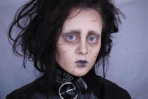 Edward Scissorhands Hair and Makeup | Halloween makeup looks, Makeup looks, Halloween makeup