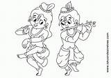 Krishna Coloring Page  Coloring Home sketch template