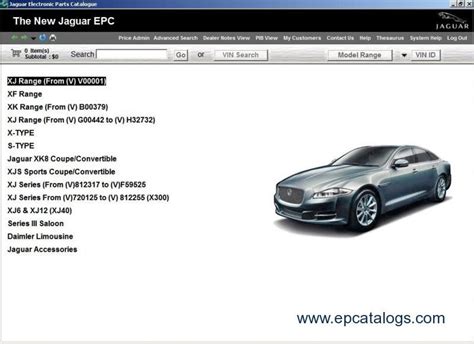 Jaguar 2011 Electronic Spare Parts Catalog Download