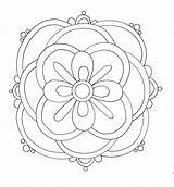Free Printable Rangoli Coloring Pages For Kids sketch template