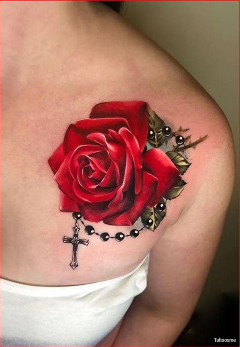 45+ Very Provocative Rose Tattoos That Are Sure to Catch the Eye Girly ...