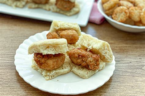 Copycat Chick Fil A Mini Chicken Biscuits — Fresh Simple Home