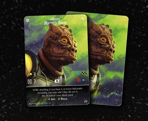 Hound's Tooth bossk Armada Custom Alt Card - Etsy