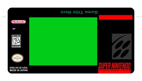 Nes Cartridge Label Template | printable label templates