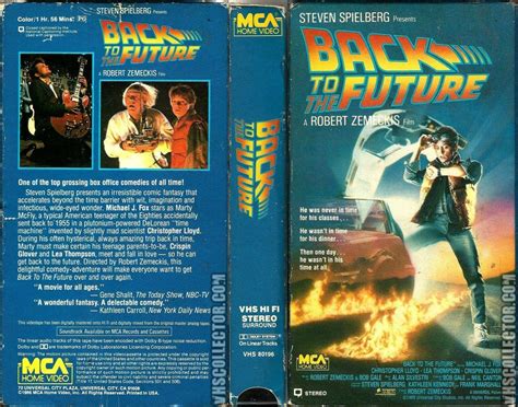 Back to the Future (1985) : VHScoverART