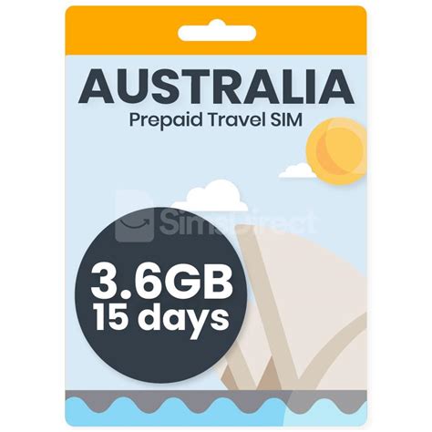 Australia Travel SIM Card | 3.6GB | 15 Days – SimsDirect