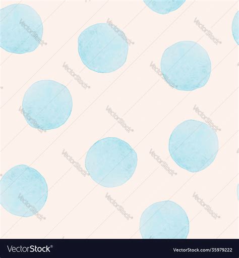 Seamless pattern blue polka dots Royalty Free Vector Image