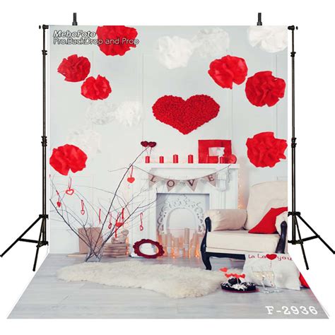 vinyl backdrops for photography valentines day background red heart backdrops for photography ...