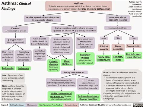 Adult Emergency Medicine: Asthma - Pathophysiology and Clinical Signs | Emergency medicine ...