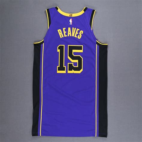 Austin Reaves - Los Angeles Lakers - Game-Worn Statement Edition Jersey ...