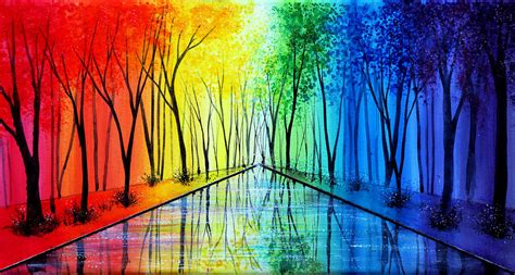 Into the Rainbow Painting by Ann Marie Bone - Fine Art America