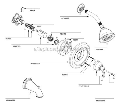 Moen Bathtub Faucet Parts Diagram