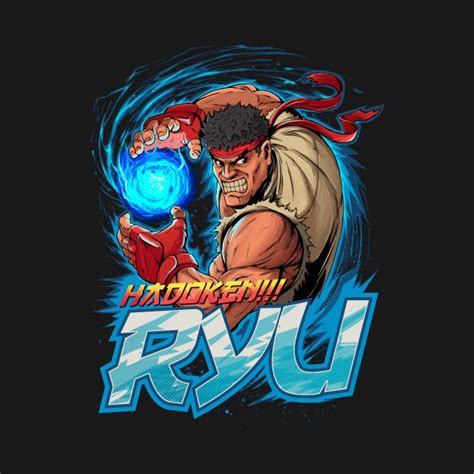 Ryu–Hadoken! | Street fighter characters, Capcom art, Ryu street fighter