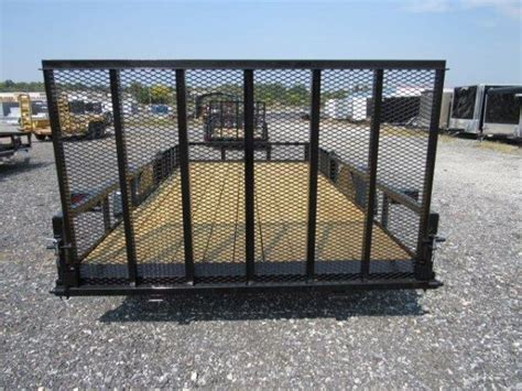 Premier 7 x 14 Landscape Utility Trailer - Side ATV Ramps