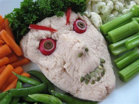 halloween veggie tray