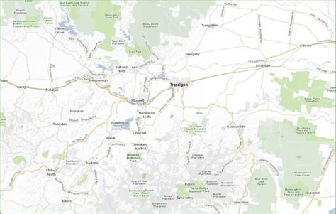 Vicmap 8121-8221 Moe-Traralgon 100K Topographical Map