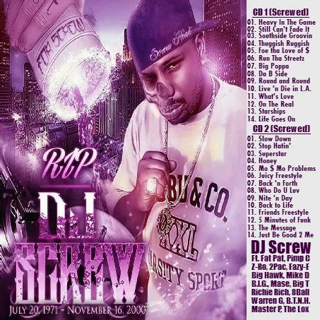 The DJ Screw Collection Vol. 3 - 2cd Mixtape - CDs