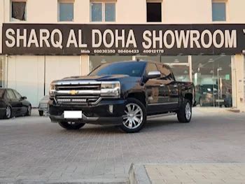 Chevrolet Silverado High Country Black 2018 For Sale in Qatar