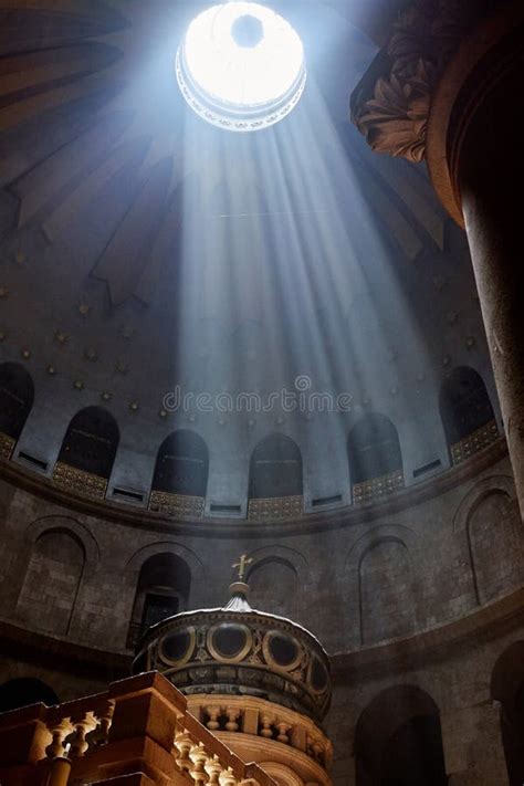 Church of the Holy Sepulcher Stock Photo - Image of interior, inside ...