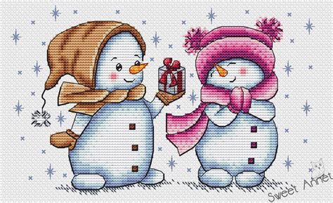 Cross stitch snowman Winter cross stitch pattern Snowman | Etsy in 2021 ...