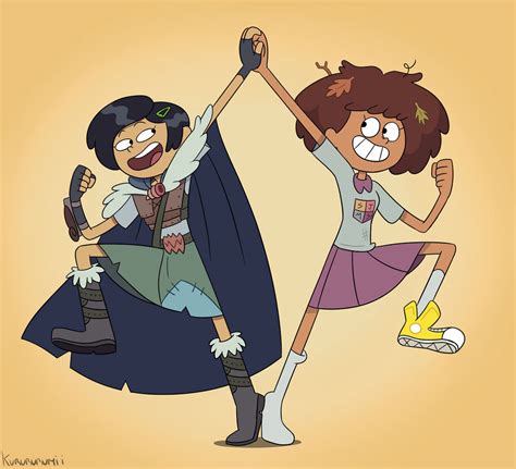 Amphibia Anne and Marcy by Kurukoo on DeviantArt