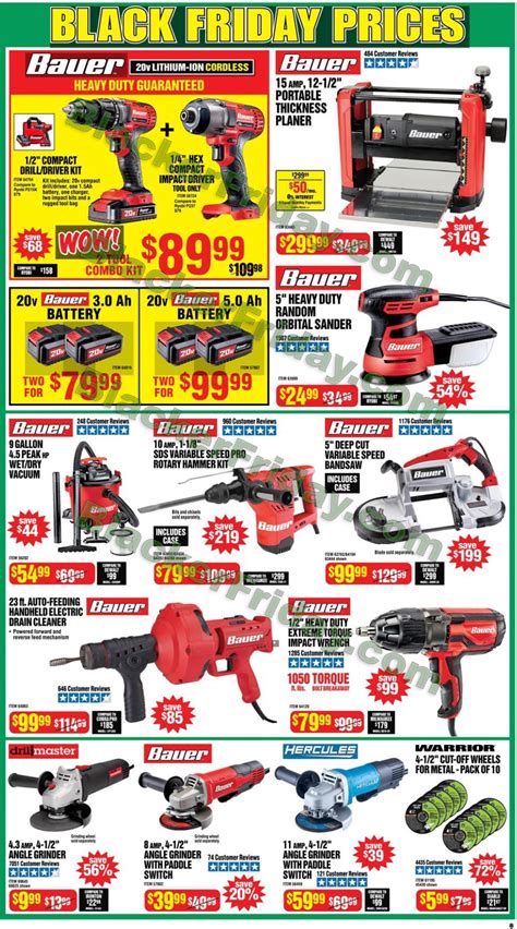 Harbor Freight Tools Black Friday 2024 Sale & Ad - Blacker Friday